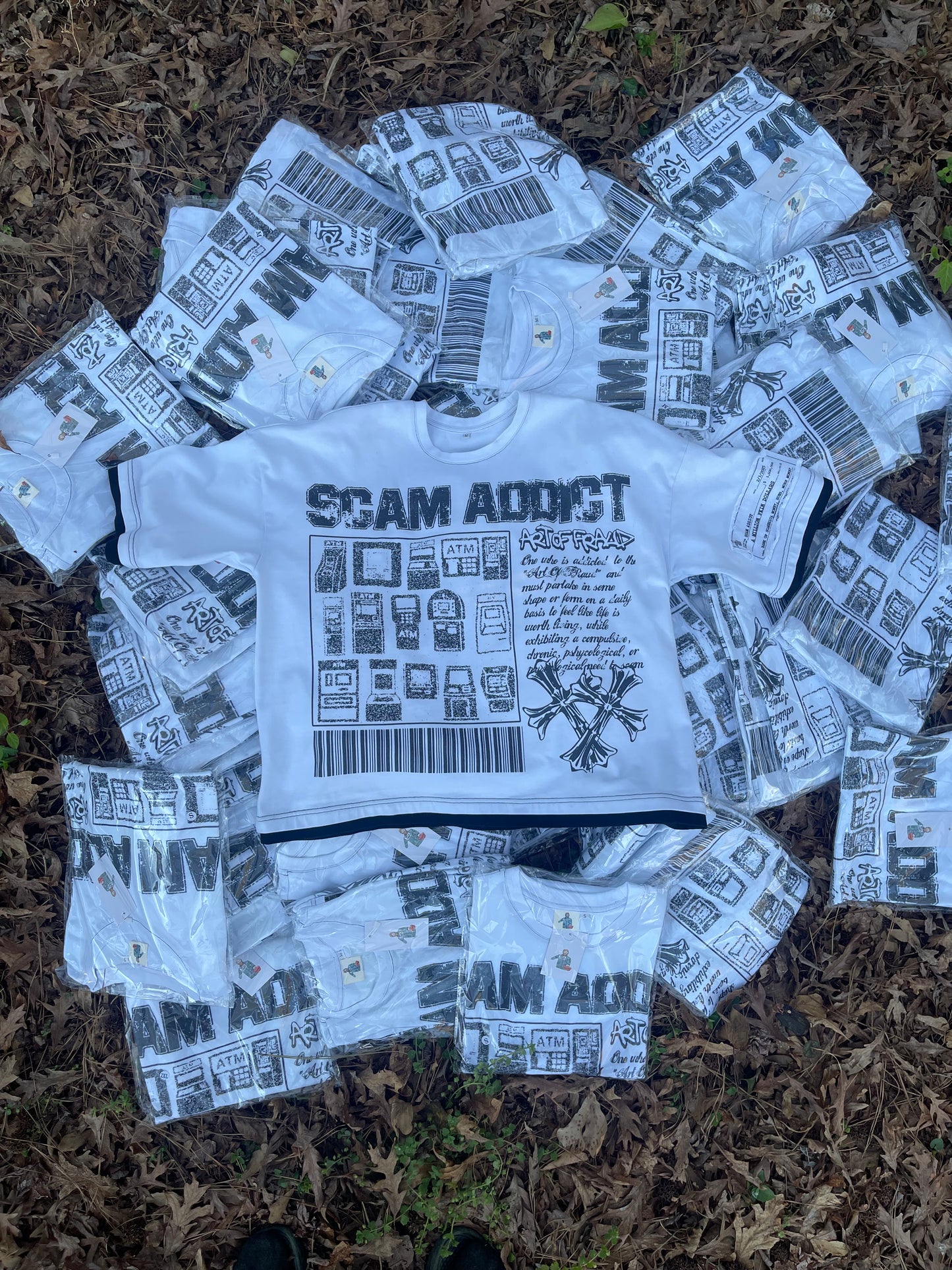 Art of Fraud (patchwork) shirt