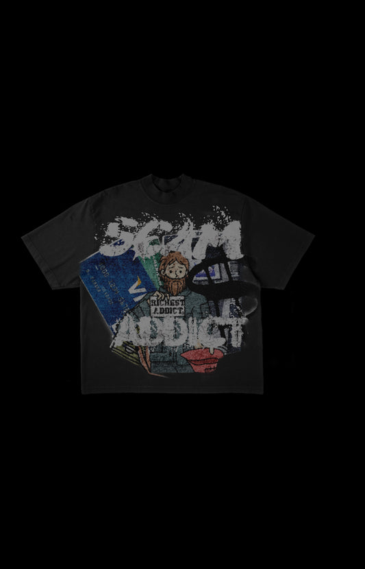 distressed rich addict shirt